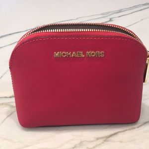 Michael Kors cosmetic bag RED